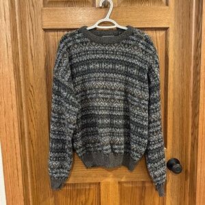 David Taylor Vintage Fair Isle Sweater Men’s Large Made in Korea